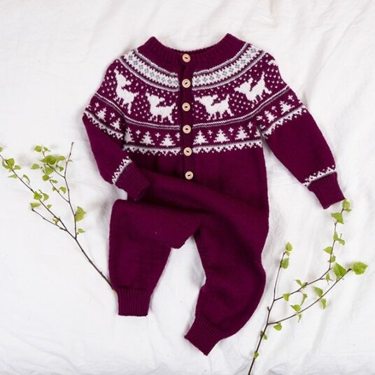 Bluum Strik Strikkedress Bambi - garnpakke i Bluum Pure Eco Wool