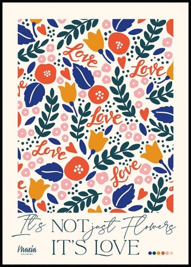 About Love. Tiny Flowers Plakat Plakat / 30x40cm