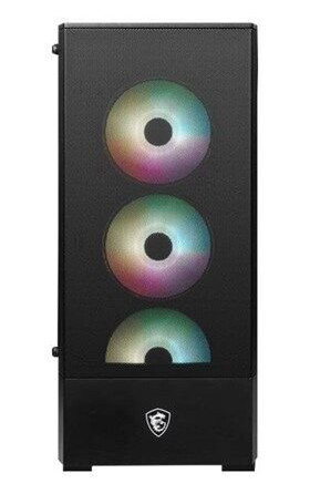MSI MAG Forge 112R Midi Tower Kabinett med Herdet Glass - Svart