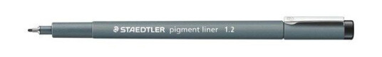 Staedtler Fineliner pigment liner 1.2mm Svart