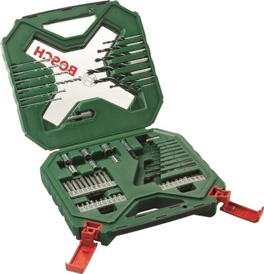 Bosch X-Line 60-delers Bor- og Bitssett for Tre, Metall og Stein