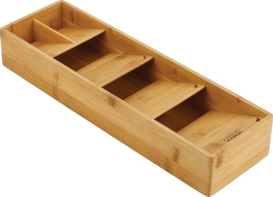 Joseph Joseph DrawerStore Bamboo bestikkoppbevaring 6 rom natur