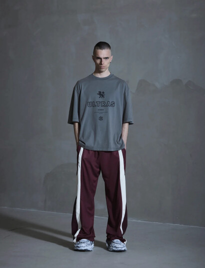 HAN Kjøbenhavn Ultras Oversized Tee - Grey - XL