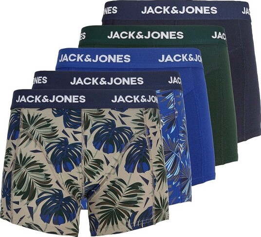 Jack & Jones Jachendo Leaves Trunks 5 Pack Khaki green L Jack & Jones Jachendo Leaves Trunks 5 Pack Khaki green L