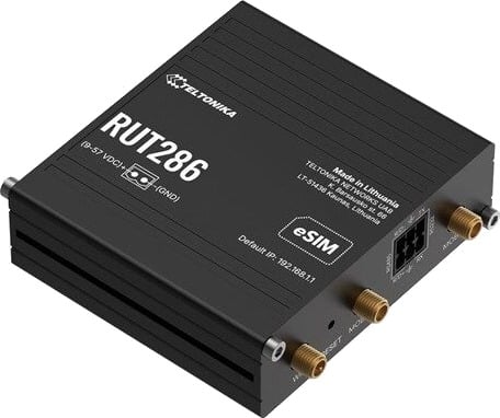 Teltonika RUT286 wireless router WWAN Wi Fi 2G 3G 4G DIN rail mountable surface mountable wall mountable Wireless router N Standard 802.11n Teltonika RUT286 wireless router WWAN Wi Fi 2G 3G 4G DIN rail mountable surface mountable wall mountable Wireless router N Standard 802.11n