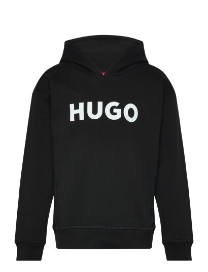 Hugo Kids Hooded Sweatshirt Black 114