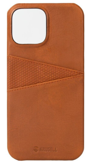 Krusell Skinn Cardcover Iphone 13 Mini Cognac