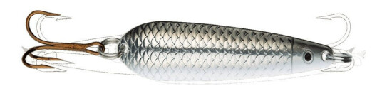 Søvik Auren sluk, sort/sølv/hvit - 14 gram