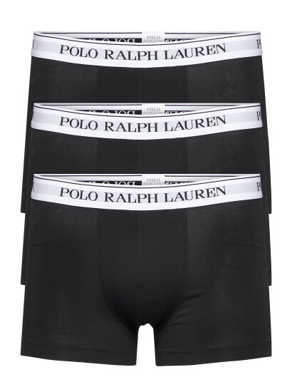 Polo Ralph Lauren Classic Stretch-Cotton Trunk 3-Pack - Black - M