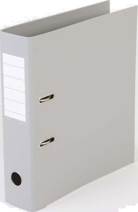 Brevordner Q Line Grå Metalskinne 75Mm 210X297mm Antal Ringe: 2 10 Stk.