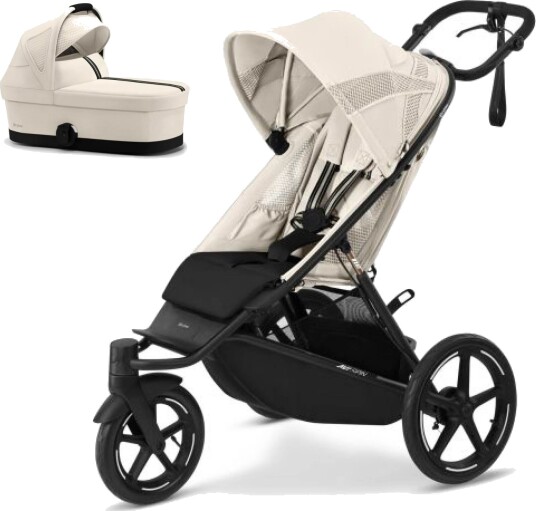 Cybex Komplett Vogn Avi Spin BLK Seashell Beige