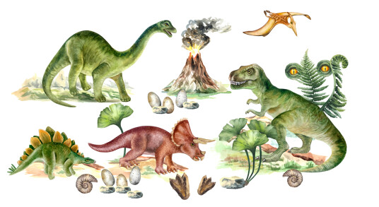 Veggklistremerke Stor dinosaur