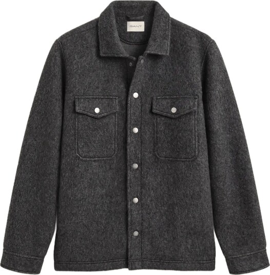 Gant Fleece Overshirt Grey L
