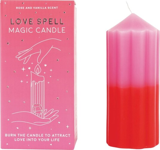 Gift Republic Magic Candle Love Spell Pink 