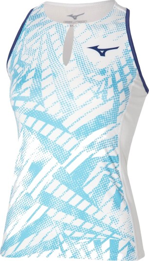 Mizuno Mugen Printed Tennistopp Dame Hvit M