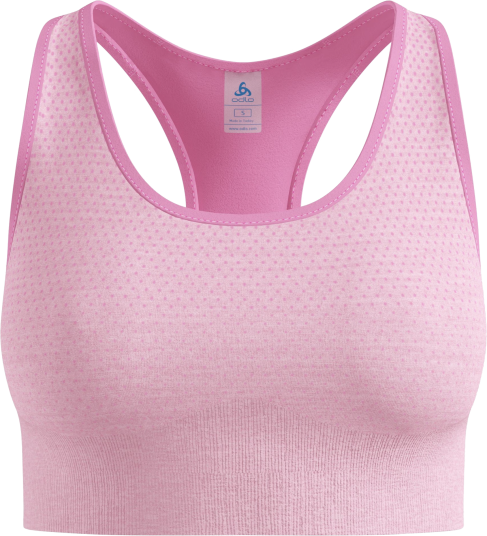 Odlo Women"s Odlo Seamless Medium Padded Sport Bra Hyper Pink Melange L Odlo Women"s Odlo Seamless Medium Padded Sport Bra Hyper Pink Melange L