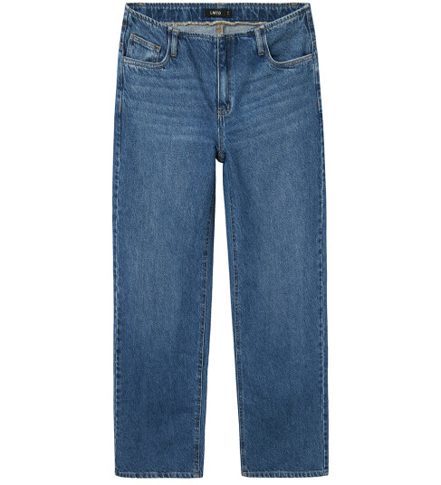 Lmtd Jeans NlfKimnolin Bred Medium+ Blue Denim 13 år 158 Jeans Blå