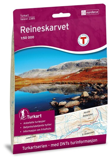Ugland IT Nordeca Reineskarvet 1:50 000 Turkart Ugland IT Nordeca Reineskarvet 1:50 000 Turkart