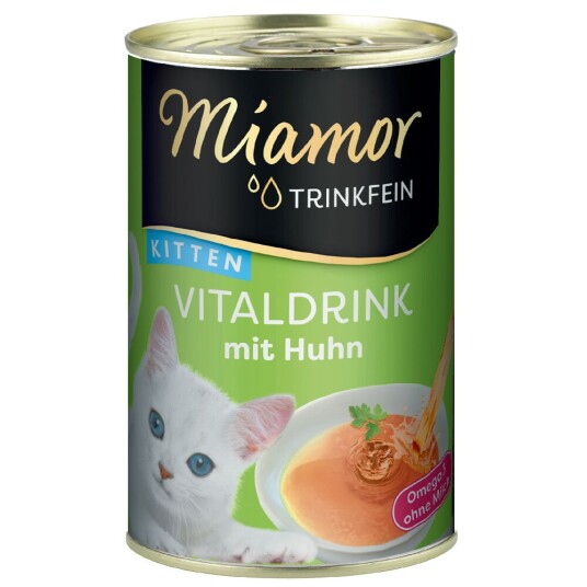 Miamor Trinkfein Vitality Drink 24 X 135 ml Kattunge Med Kylling Miamor Trinkfein Vitality Drink 24 X 135 ml Kattunge Med Kylling
