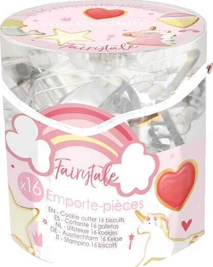 ScrapCooking Kakeformer 16 stk eventyr blank ScrapCooking Kakeformer 16 stk eventyr blank