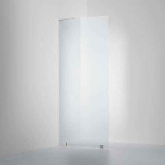 INR Iconic Nordic Rooms Dusjvegg ARC 20 Original Skjermvegg Måltilpasset Svart Matt / Venstre Klart Glass