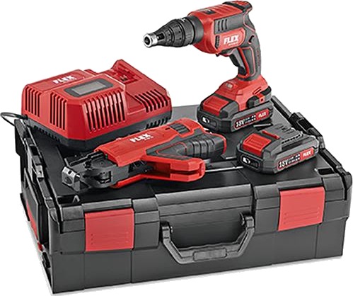Flex DW45 18.0-EC M Gipsskrutrekker Med Batteri Og Lader Flex DW45 18.0-EC M Gipsskrutrekker Med Batteri Og Lader