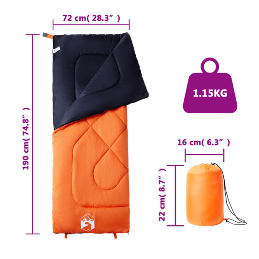 vidaXL Sovepose for voksne camping 3 sesonger vidaXL Sovepose for voksne camping 3 sesonger