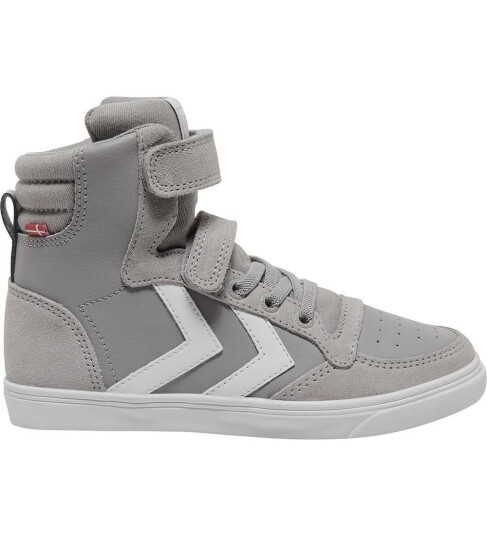 Hummel Slimmer Stadil Leather High Jr - Grey - 33 Hummel Slimmer Stadil Leather High Jr - Grey - 33