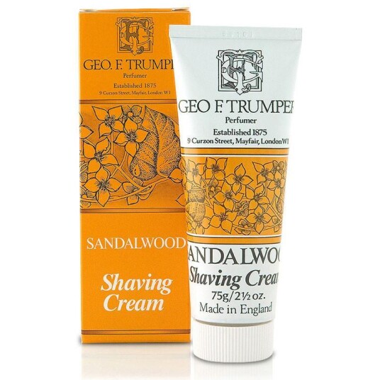 Geo F. Trumper barberkrem i tube - Sandeltre Geo F. Trumper barberkrem i tube - Sandeltre