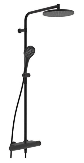 Oras Optima Style 7192N-33 Takdusj 150 c/c Matt svart