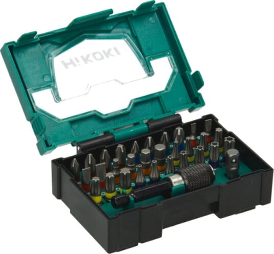 Hikoki 40030019 Bitssett T-Profil Spor/Kryss Phillips Pozidriv Sekskant Inkl. Bitholder