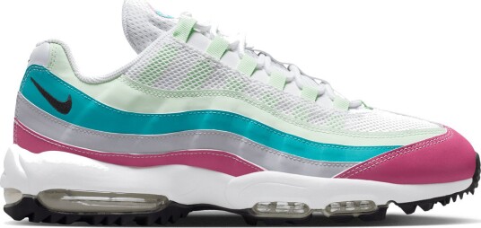 Nike Air Max 95 G Golfsko herre Peony-Anthracite-Volt-Cactus
