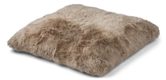 Natures Collection Maxi Float pute Langhåret New Zealand 90x90 cm Lysebrun