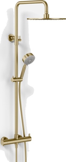Arkilife Termostatsett Avao AABT900 ø30cm Wellness Rain PVD Børstet Messing