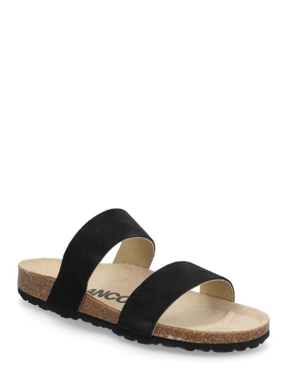 Bianco Biabetricia Twin Strap Sandal Suede Black 39