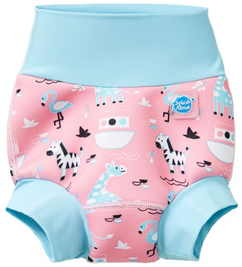 Splash About Svømmebleie Happy Nappy UV50+ Nina sitt ark Splash About 6 12 md Svømmebleie Rosa 62 80
