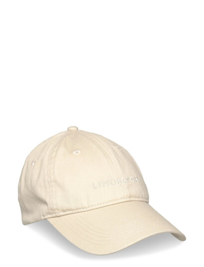 Lindbergh Logo Baseball Cap - Cream - ONE SIZE Lindbergh Logo Baseball Cap - Cream - ONE SIZE