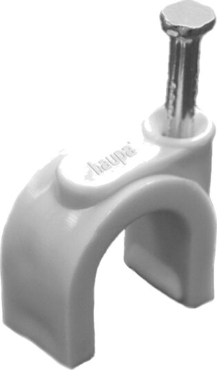 Haupa Klips 18 22mm Hvit 50 Stk 262230