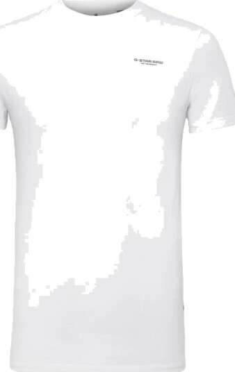 G-Star RAW Slim Base T-Shirt - White - Men XL White male