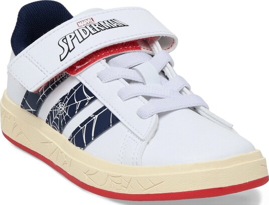 Adidas Sportswear Grand Court Spider Man El K White 36