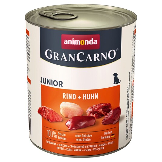 Animonda Grancarno Original Junior 6 X 800 G Okse & Kylling