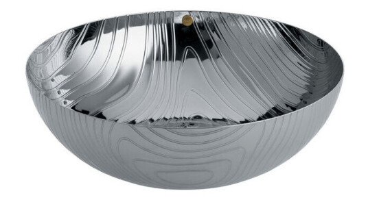 Alessi Veneer skål rustfritt stål, Ø21 cm