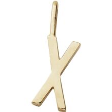 Design Letters Archetype Charm 10 mm Gold A-Z X Design Letters Archetype Charm 10 mm Gold A-Z X