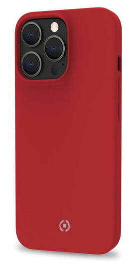Celly Cromo Soft Gummideksel Iphone 14 Pro Red