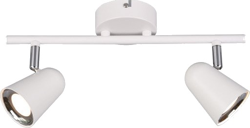 Trio Lighting Toulouse spotter i tak 2 spotter hvit