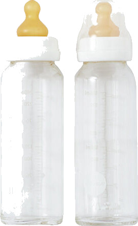 Hevea Babyflaske Glass Hvit 2 Pak 1 Pakker Hevea Babyflaske Glass Hvit 2 Pak 1 Pakker