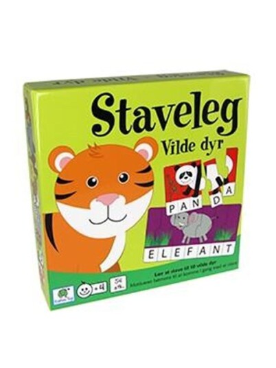 Barbo Toys Spelling Game Wild Animals DK