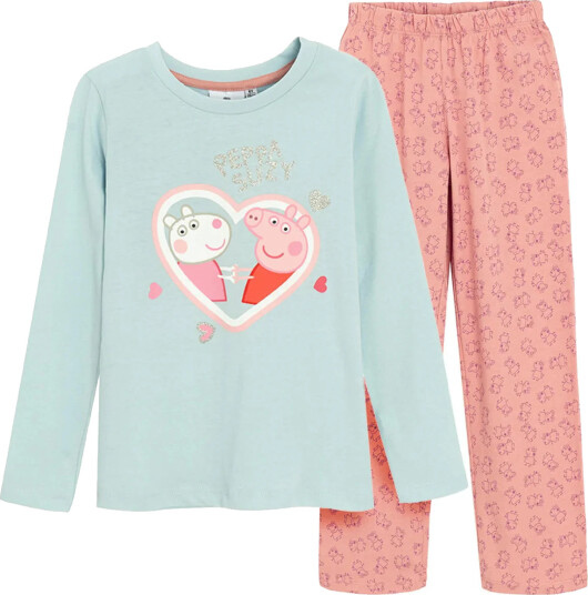 Peppa Gris Pysjamas Peppa & Suzy - 128 / 8 år - Voksen