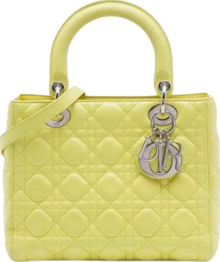 Dior Vintage Dame Pre owned Gul ONE SIZE,