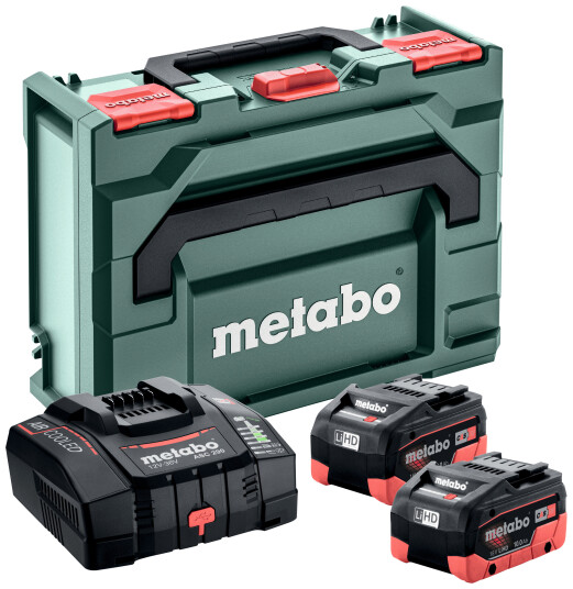 Metabo 685304000 Basic Sett 2X 18V Lihd 10 Ah Batteri + Asc 290 Lader Metabox 145 Metabo 685304000 Basic Sett 2X 18V Lihd 10 Ah Batteri + Asc 290 Lader Metabox 145